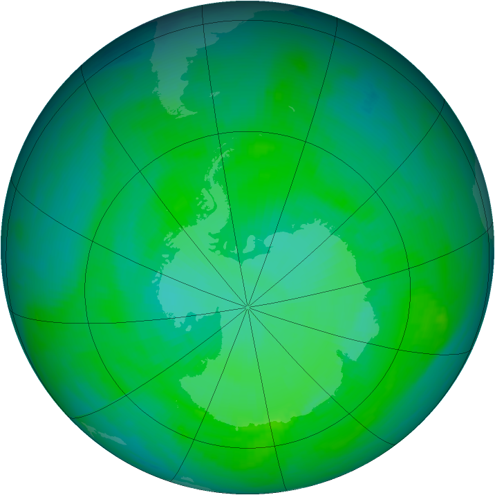 Ozone Map 1988-12-16
